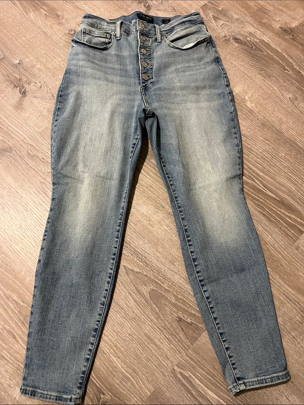 Lucky Brand High-Rise Skinny Bridgette  Button-Fly Jeans-10/30